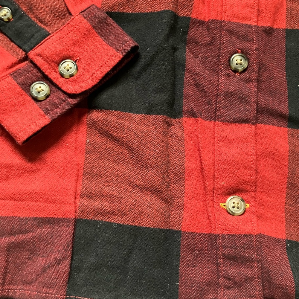Carhartt Red and Black Casual Button Down Shirt - Picture 4 of 5